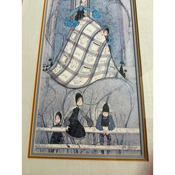 P Buckley Moss "My Hands to Thee" Print 1013/5000 Rare - Picture 5 of 6